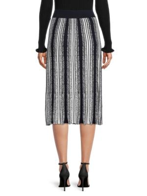 NANETTE nanette lepore
Stripe Knit Midi Skirt