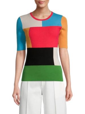 Tahari
Colorblock Fitted Sweater