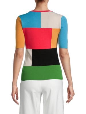 Tahari
Colorblock Fitted Sweater
