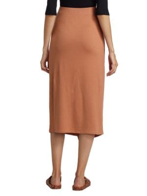 Vince
Stretch Cotton Overlap Skirt