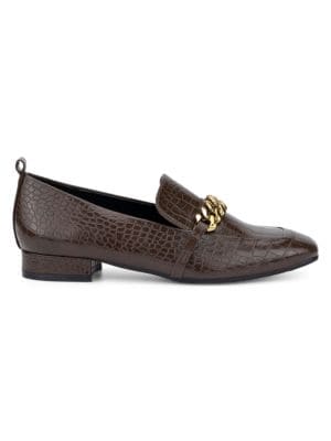 Torgeis
Vain Croc-Embossed Bit Loafers