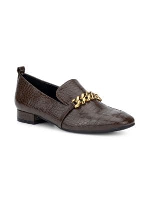 Torgeis
Vain Croc-Embossed Bit Loafers