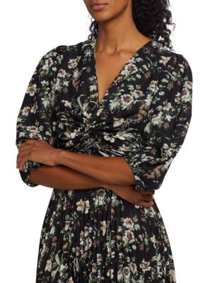 Elie Tahari
Floral Twist Front Midi Dress