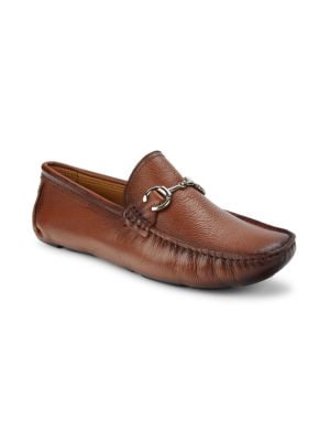 Saks Fifth Avenue
Grained Leather Bit Driving Loafers