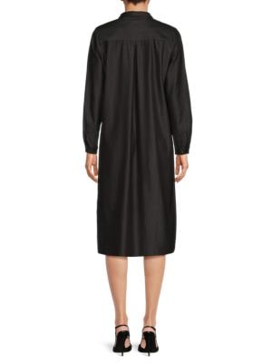YAL New York
Solid Midi Shirt Dress