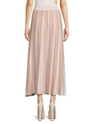 The Lynk
Tone On Tone Stripe Midi Skirt
