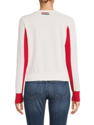Sonia Rykiel
Colorblock Wool & Cashmere Cardigan