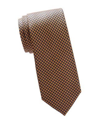 Canali
Antique Floral Print Silk Tie