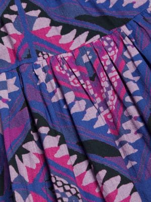 ba&sh
Venus Cotton Geometric Midi Skirt