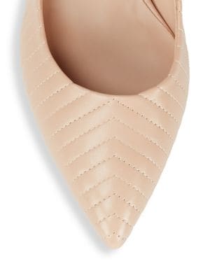 Karl Lagerfeld Paris
Rosette Leather Point Toe Pumps