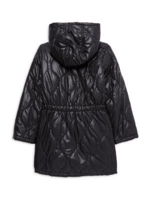 Urban Republic
Little Boy's & Boy's Quilted Hooded Longline Jacket