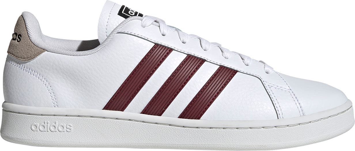 adidas Grand Court Sneaker, Alternate, color, FTWR WHITE/RED/WHITE