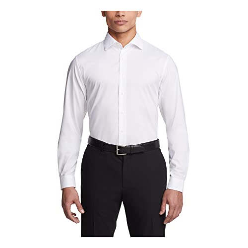 Kenneth Cole Men's Dress Shirt Slim Fit Solid