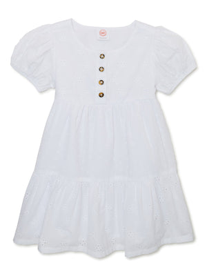 image 0 of Wonder Nation Toddler Girls Woven Dress, Sizes 12M-5T