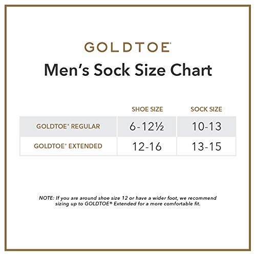 GOLDTOE Men's Harrington Crew Socks, Multipairs