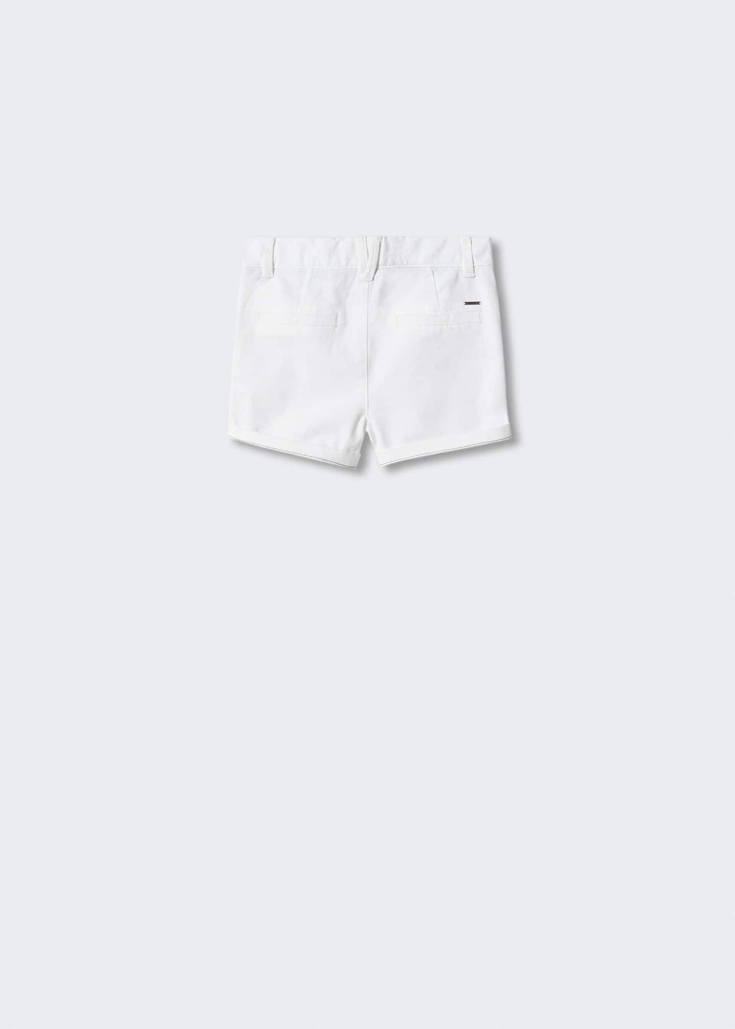 Cotton chino style Bermuda shorts - Reverse of the article