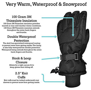 N'Ice Caps Kids Waterproof Thinsulate Warm Winter Gloves