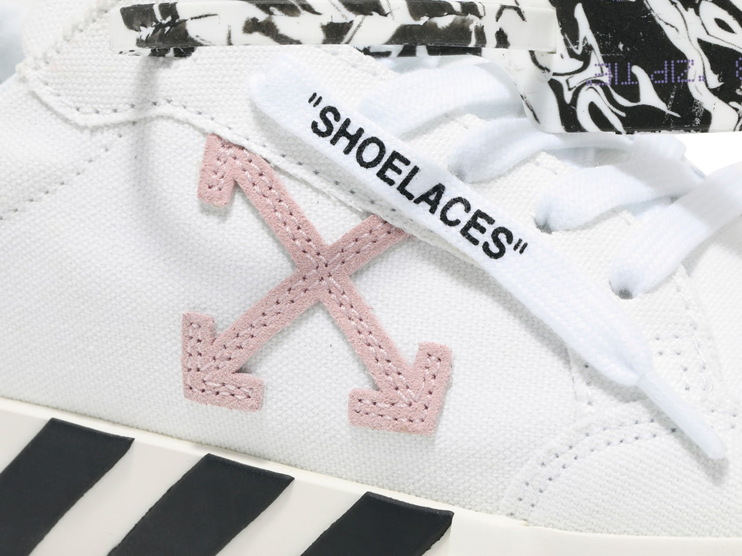Off-White Low Vulcanized Canvas Sneaker - Women's