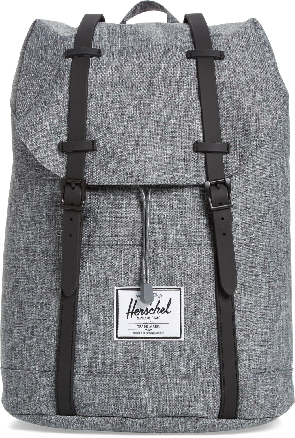 Herschel Supply Co. Retreat Backpack, Main, color, RAVEN CROSSHATCH