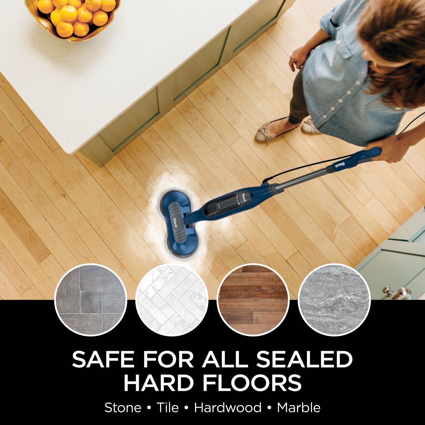 image 7 of Shark® Steam & Scrub All-in-One Scrubbing and Sanitizing Hard Floor Steam Mop S7020