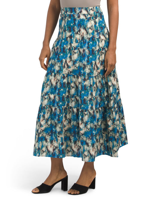 main image of Johari Tiered Maxi Skirt