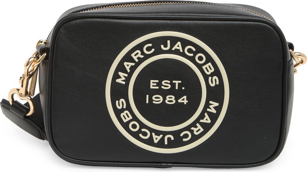 Marc Jacobs Flash Leather Camera Crossbody Bag, Main, color, BLACK