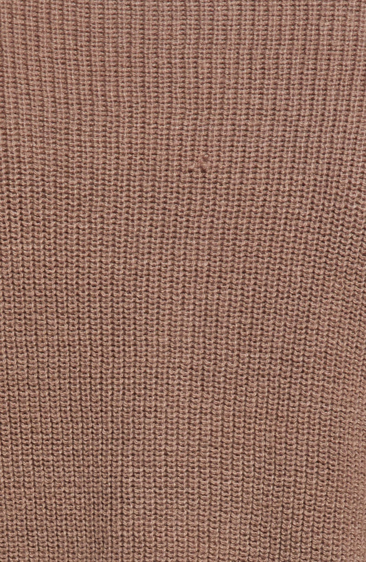 BP. Ribbed Cotton Blend Cardigan, Alternate, color, BROWN TAUPE