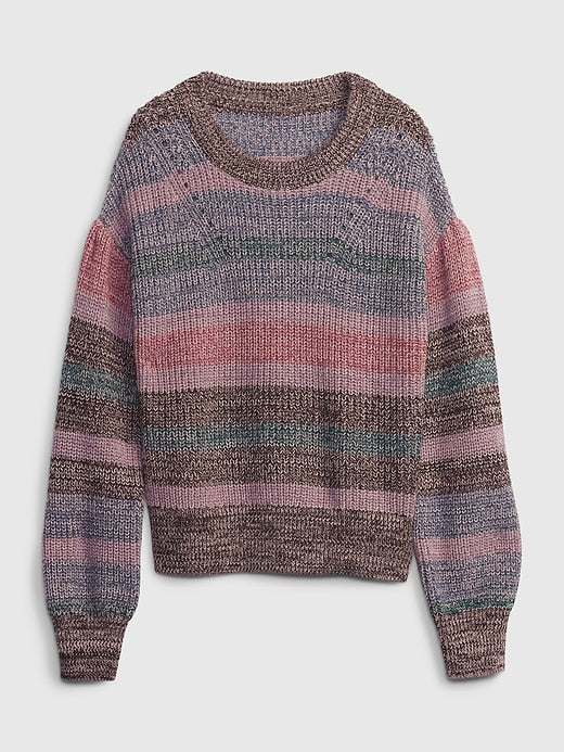 Kids Shaker-Stitch Sweater