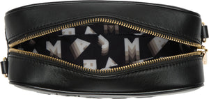 Marc Jacobs Flash Leather Camera Crossbody Bag, Alternate, color, BLACK/ GOLD