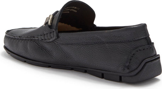 GIORGIO BRUTINI Leighton Leather Bit Loafer, Main, color, BLACK