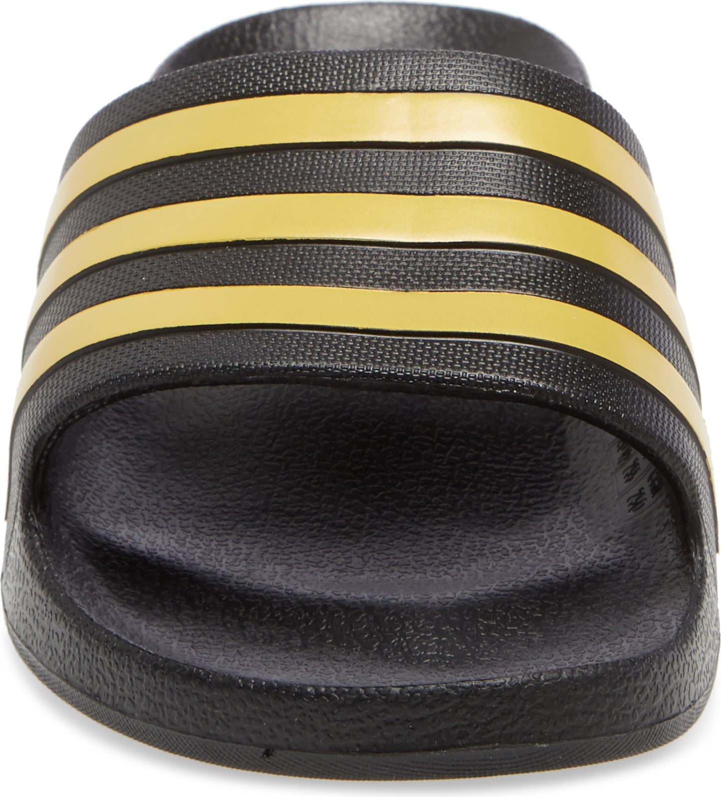 ADIDAS Adilette Aqua Sport Slide Sandal, Alternate, color, CORE BLACK/ GOLD/ CORE BLACK