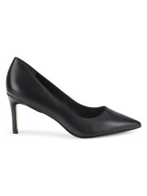 Stuart Weitzman 76MM Leigh Leather Pumps
