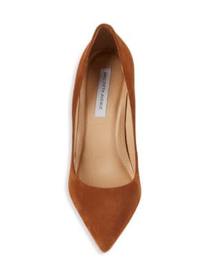 Saks Fifth Avenue
                                                                         Point Toe Suede Pumps