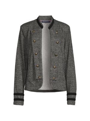 Tommy Hilfiger Marled Knit Military Jacket
