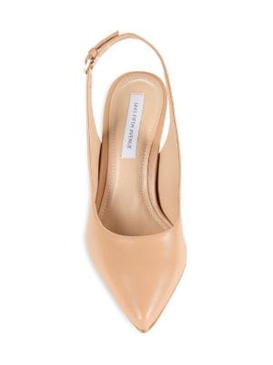 Saks Fifth Avenue
                                                                         Leather Slingback Pumps