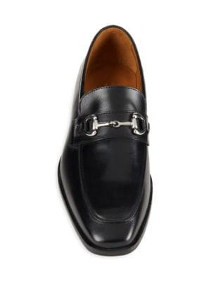 Saks Fifth Avenue Made in Italy
 Leather Bit Loafers