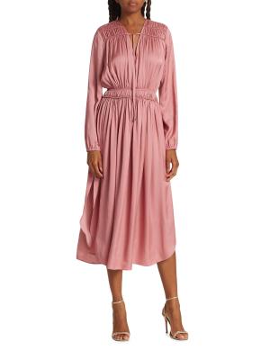 Elie Tahari Whisper Shirred Dress