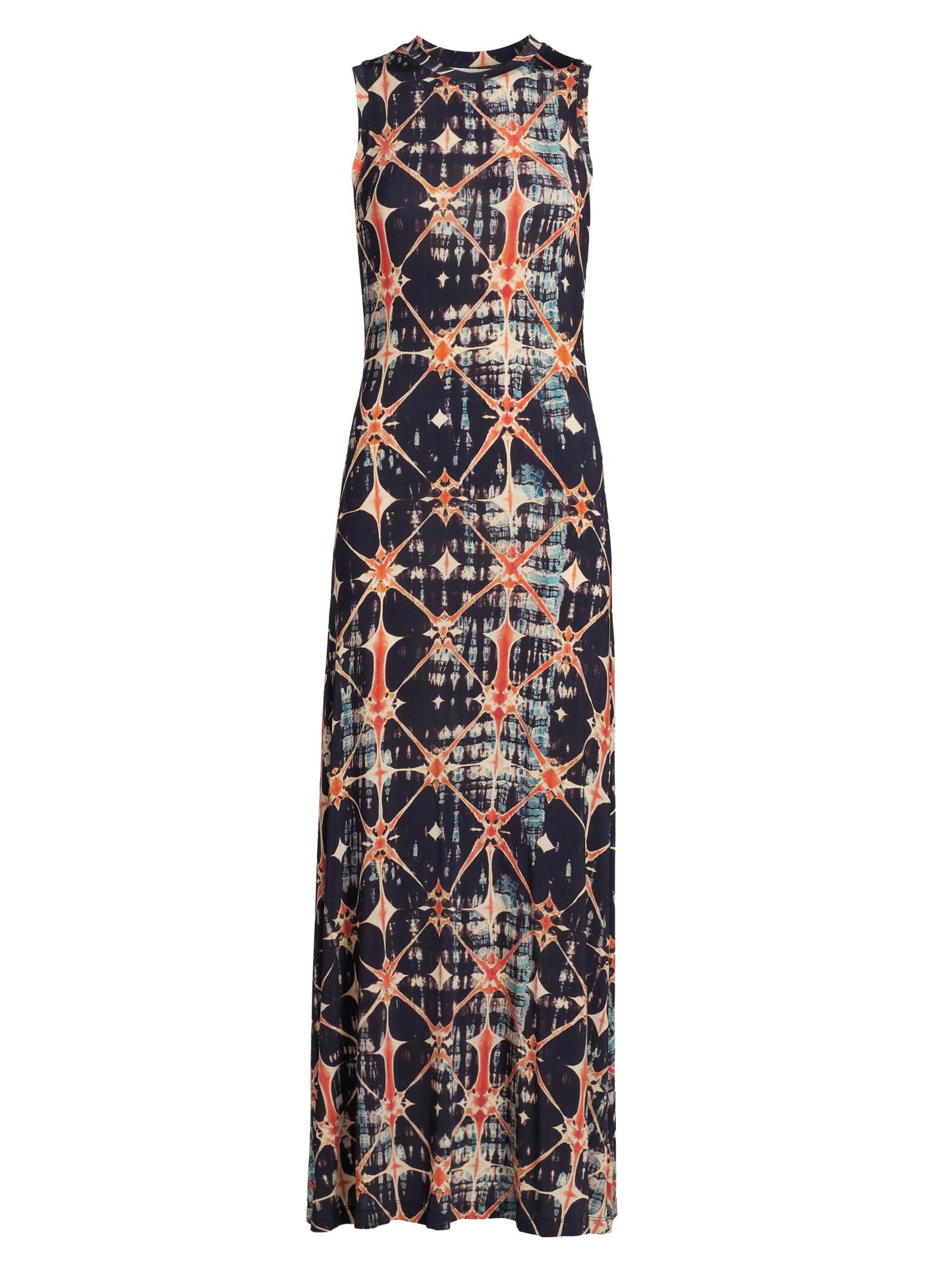 Floral Embroidered Mesh Gown