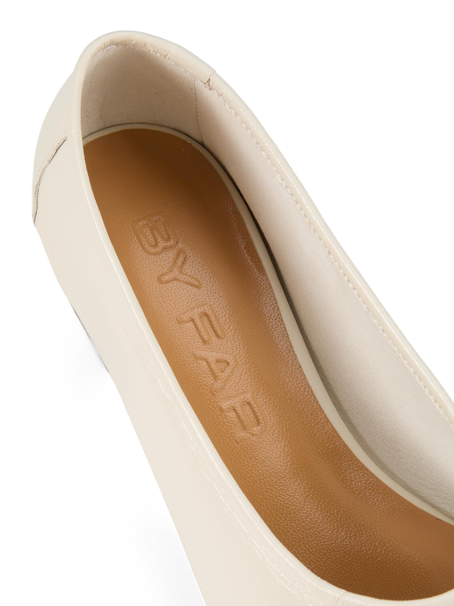 By Far Prudence Leather Ballet Flats