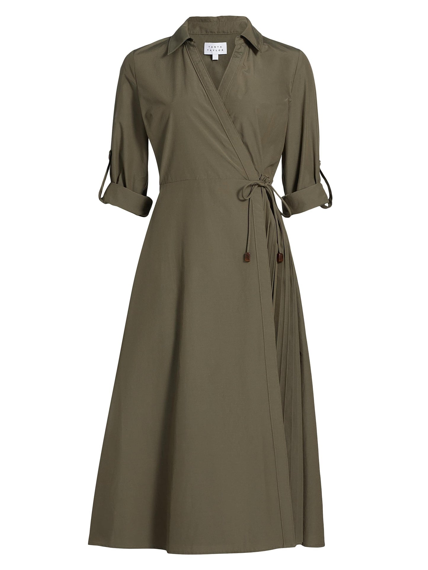 Tanya Taylor Shivon Cotton Poplin Midi-Dress