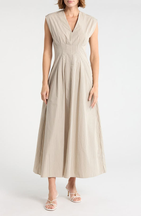 rag & bone Isabella Stripe Sleeveless Maxi Dress