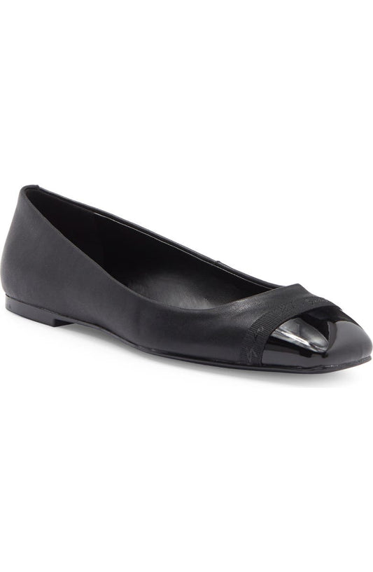 KARL LAGERFELD PARIS Zofia Cap Toe Ballet Flat (Women)