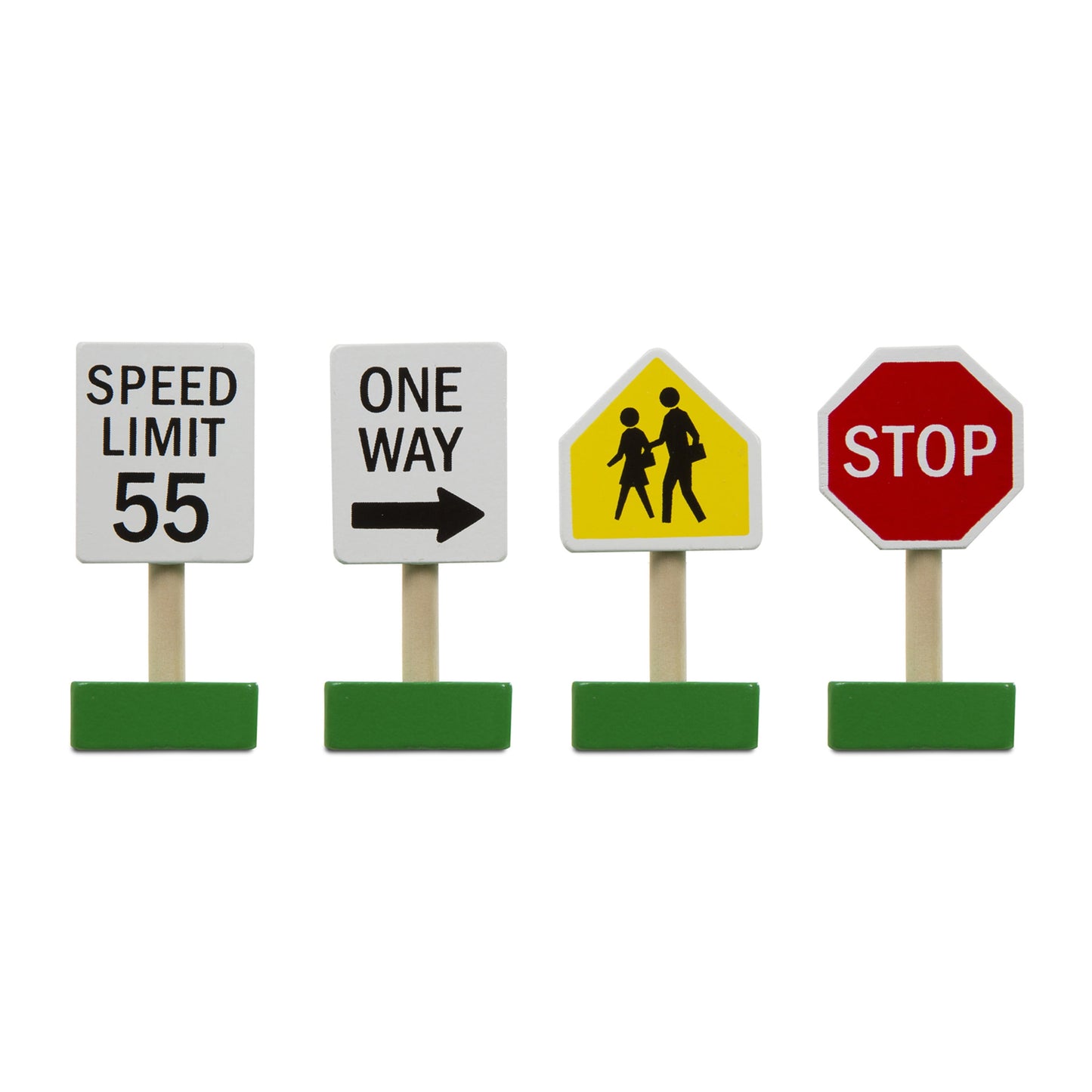 Walmart Melissa & Doug Jumbo Roadway Activity Rug, 4 Wooden Traffic Signs, 79"L X 60"W