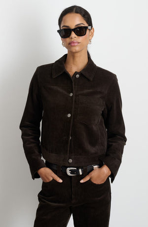 Alex Mill Betty Cotton Corduroy Crop Jacket