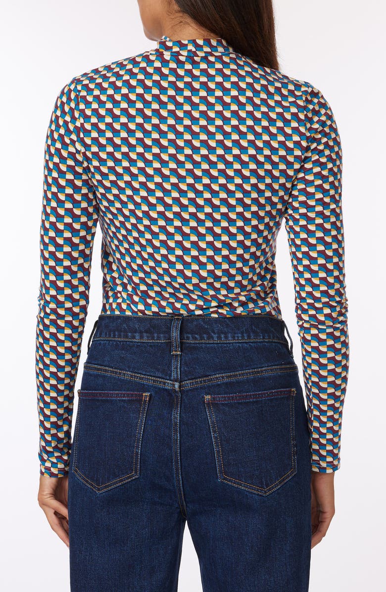 Scotch & Soda Long Sleeve Mock Neck Top