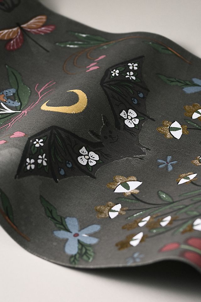 Anthropologie Mystic Bats Table Runner