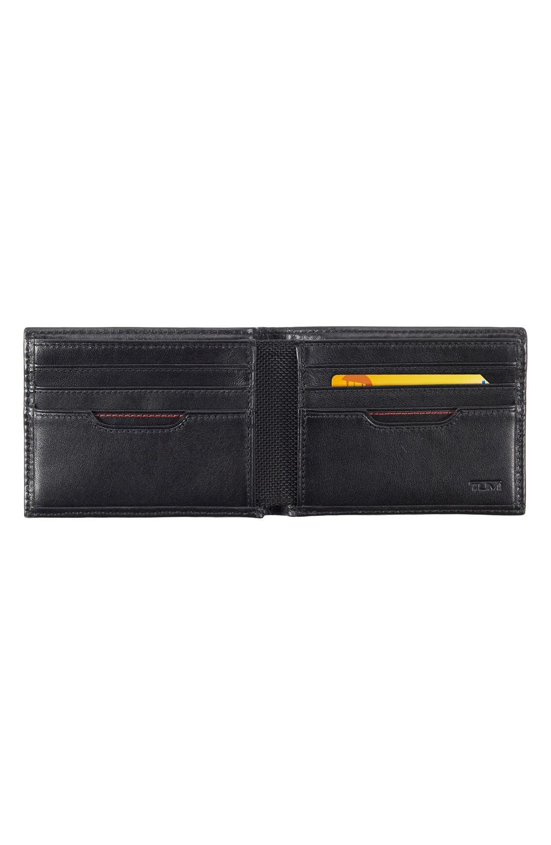 Tumi Delta Global - ID Lock<sup>™</sup> Shielded Double Billfold Wallet, Alternate, color, Black