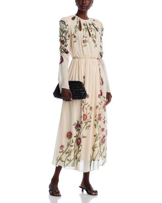 FARM Rio Romantic Nature Long Sleeve Maxi Dress