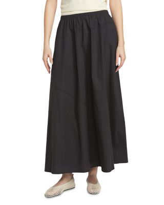 Point Poplin A Line Skirt