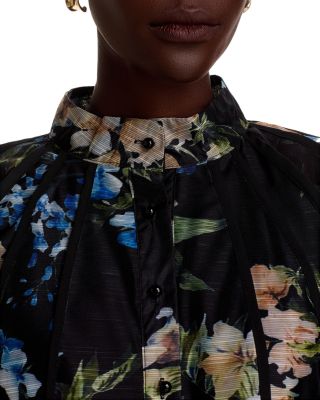 Nancy Yang Seamed Blouse